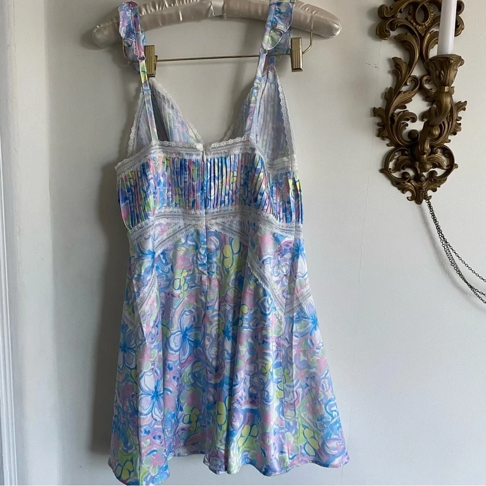 FOR LOVE & LEMONS FLORAL SLIP DRESS - Picture 3 of 12